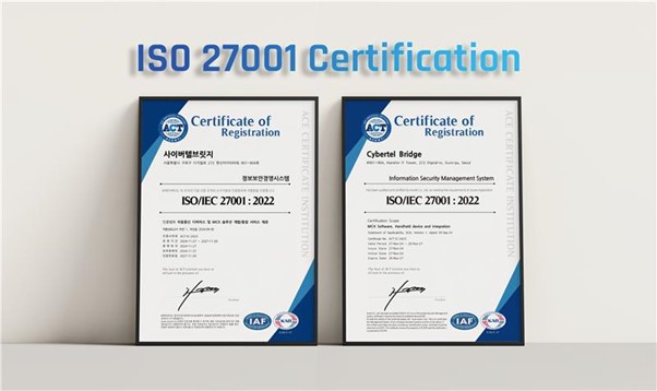 Cybertel Bridge Achieves ISO 27001 Certification